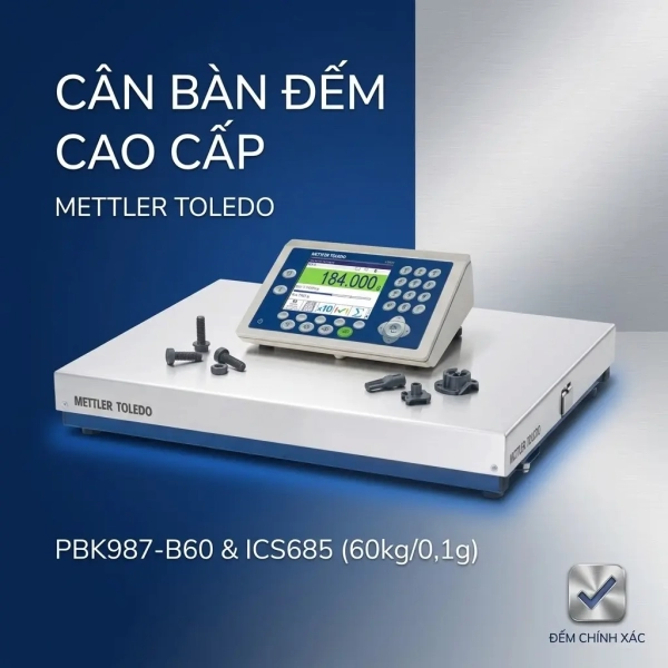 Cân Bàn Đếm Mettler Toledo PBK987-B60 & ICS685