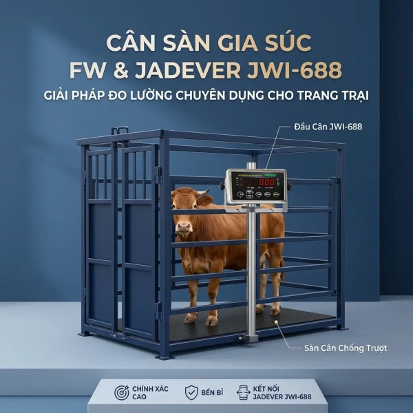 Cân Sàn Gia Súc FW & Jadever JWI-688
