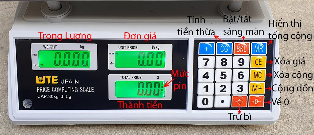 Cân Tính Tiền UTE UPA-N