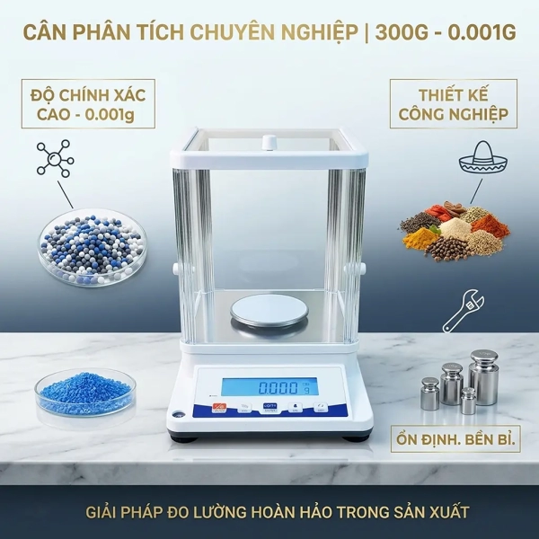 Cân phân tích 3 số lẻ XYscale JA303P (310g/1mg)